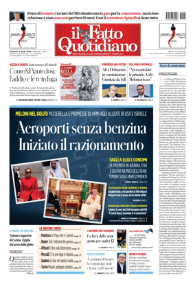 Cover of Il Fatto Quotidiano