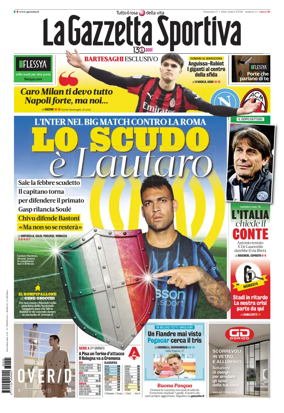 Cover of La Gazzetta dello Sport - Roma