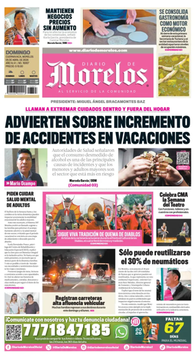 Cover of Diario de Morelos