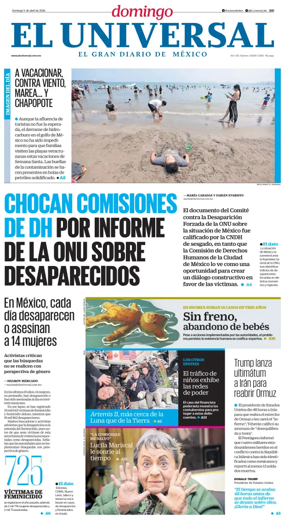 Cover of El Universal