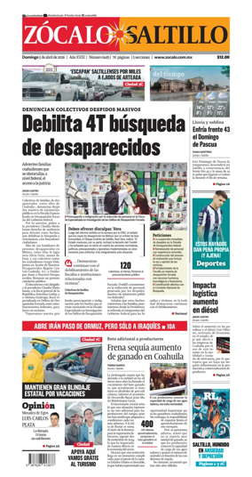 Cover of Zocalo Saltillo