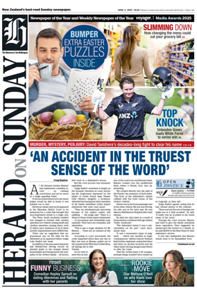 Cover of Herald on Sunday