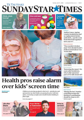 Cover of Sunday Star-Times