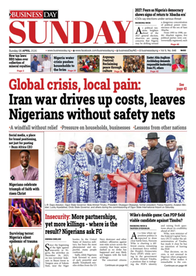 Cover of Business Day (Nigeria)