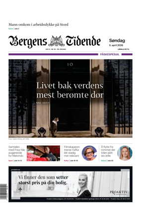 Cover of Bergens Tidende