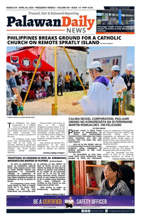 Cover of Palawan Daily News