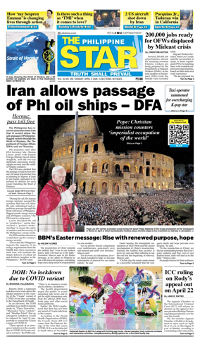 Cover of The Philippine Star