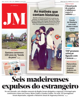 Cover of Jornal Madeira