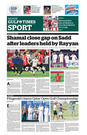 Cover of Gulf Times Sport