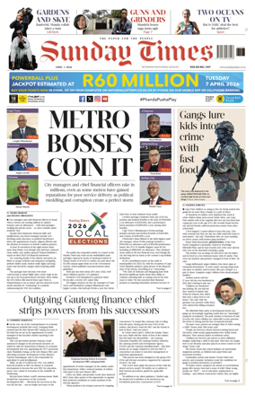 Cover of Sunday Times