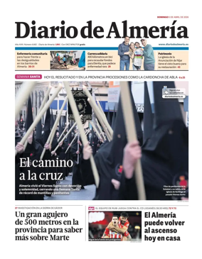 Cover of Diario de Almeria