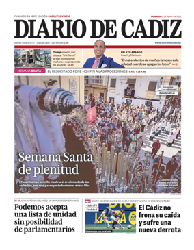 Cover of Diario de Cadiz