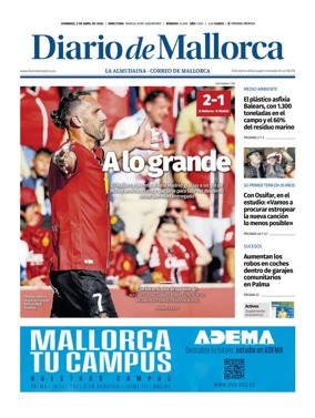 Cover of Diario de Mallorca