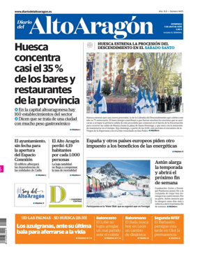 Cover of Diario del Alto Aragon