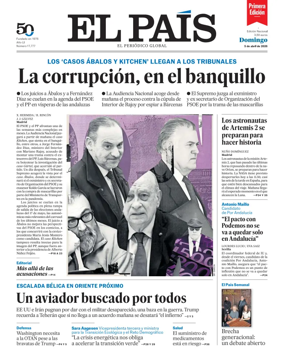Cover of EL PAIS primera edicion