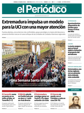 Cover of El Periodico Extremadura