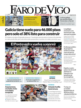 Cover of Faro de Vigo (Pontevedra)