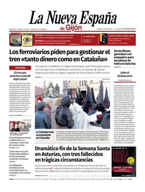 Cover of La Nueva Espana (Gijon)