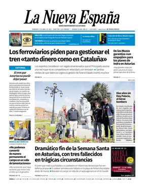 Cover of La Nueva Espana (Oviedo)