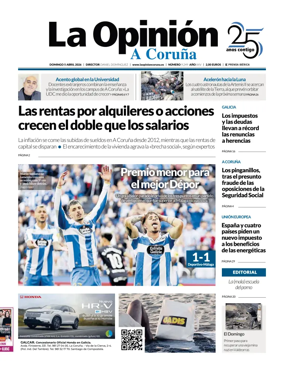 Cover of La Opinion de A Coruna