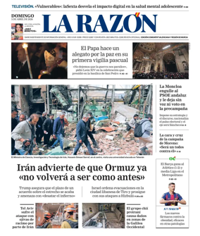Cover of La Razon (Levante)