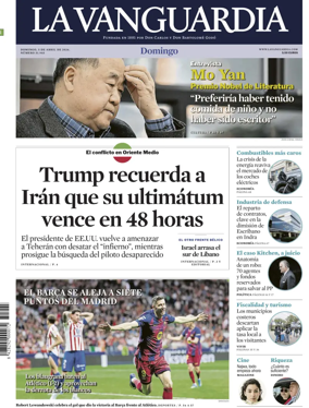 Cover of La Vanguardia (1st Edition)