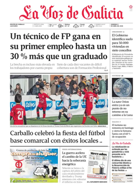 Cover of La Voz de Galicia (Carballo)
