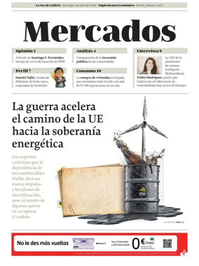 Cover of La Voz de Galicia (Ferrol) - Mercados