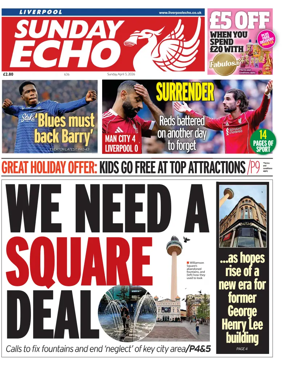 Cover of Liverpool Echo