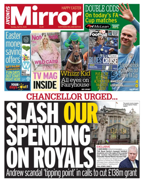 Cover of Sunday Mirror (Northern Ireland)