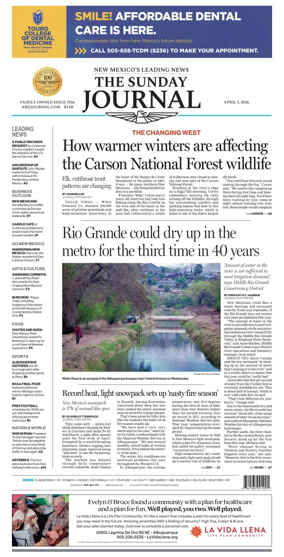 Cover of Albuquerque Journal