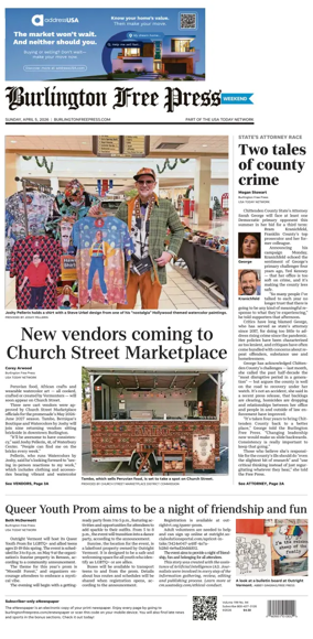 Cover of Burlington Free Press