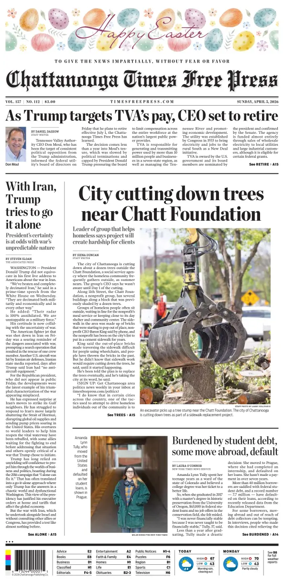 Cover of Chattanooga Times Free Press