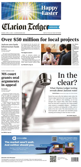 Cover of Clarion Ledger