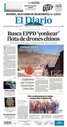 Cover of El Diario de El Paso