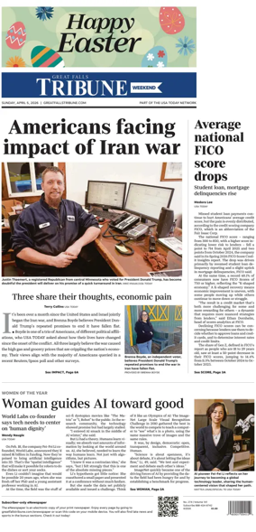 Cover of Great Falls Tribune