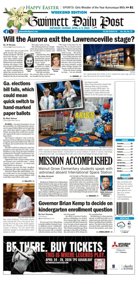 Cover of Gwinnett Daily Post