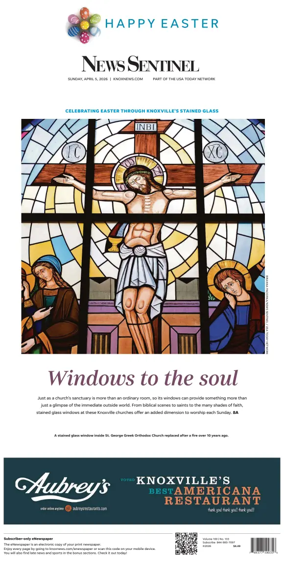 Cover of Knoxville News Sentinel