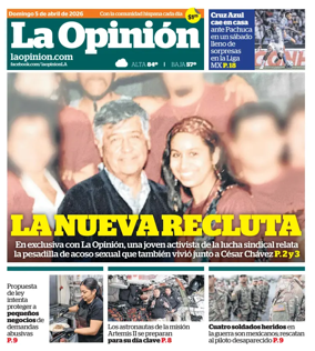 Cover of La Opinion