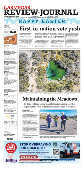 Cover of Las Vegas Review-Journal (Sunday)