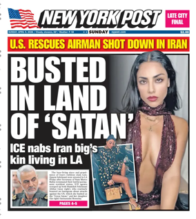 Cover of New York Post