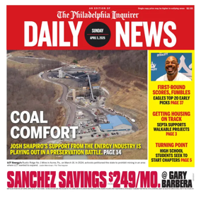 Cover of Philadelphia Daily News