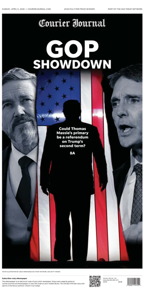 Cover of The Courier-Journal (Louisville)