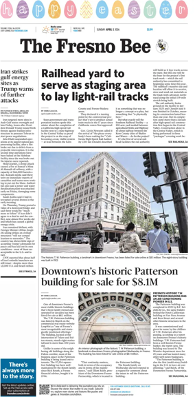 Cover of The Fresno Bee (Sunday)