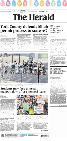 Cover of The Herald (Rock Hill)