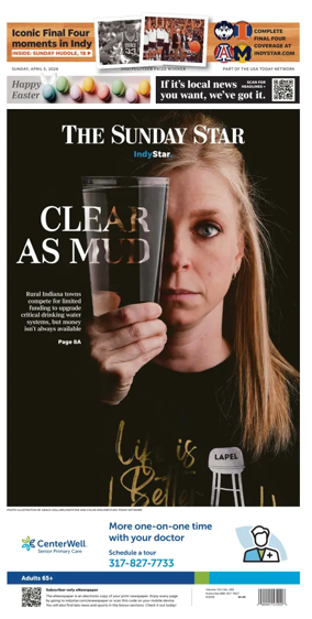 Cover of The Indianapolis Star