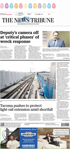 Cover of The News Tribune