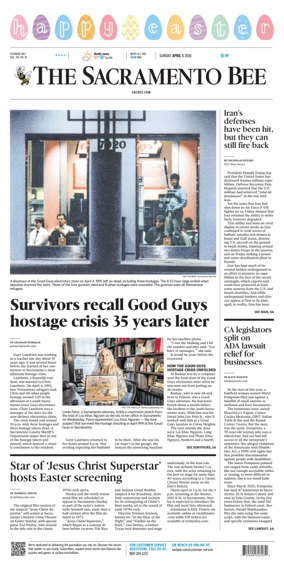 Cover of The Sacramento Bee (Sunday)