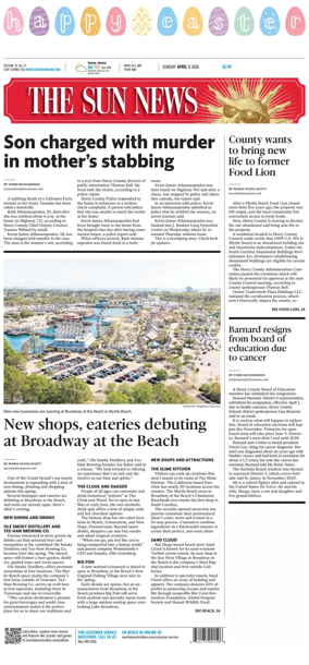 Cover of The Sun News (Sunday)