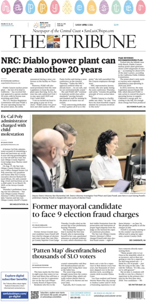 Cover of The Tribune (SLO) (Sunday)